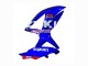 Carena Moto Suzuki GSXR 600 / GSXR 750 2008-2010 - Bianco Blu Rosa Ecstar Motul