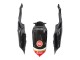 Carena Moto Suzuki GSXR 600 / GSXR 750 2008-2010 - Nero Lucido Rosso Bianco Motul Lucky Strike