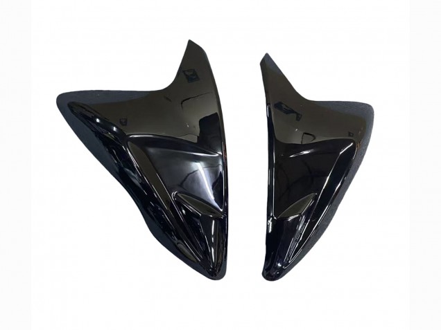 Carena Moto Suzuki GSXR 600 / GSXR 750 2011-2024 - Nero Lucido Forgiato Fibra di Carbonio Argento Rosso