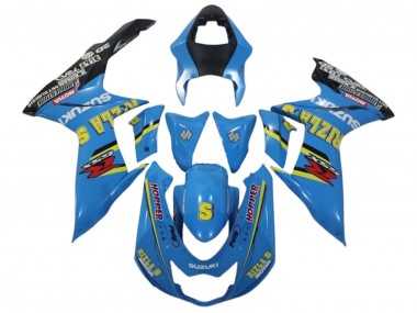 Carena Moto Suzuki GSXR 600 / GSXR 750 2011-2024 - Blu Giallo Nero Rizla Fabbrica