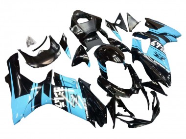 Carena Moto Suzuki GSXR 600 / GSXR 750 2011-2024 - Nero Lucido Azzurro Chiaro Fabbrica