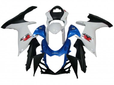 Carena Moto Suzuki GSXR 600 / GSXR 750 2011-2024 - Bianco Blu Nero Fabbrica