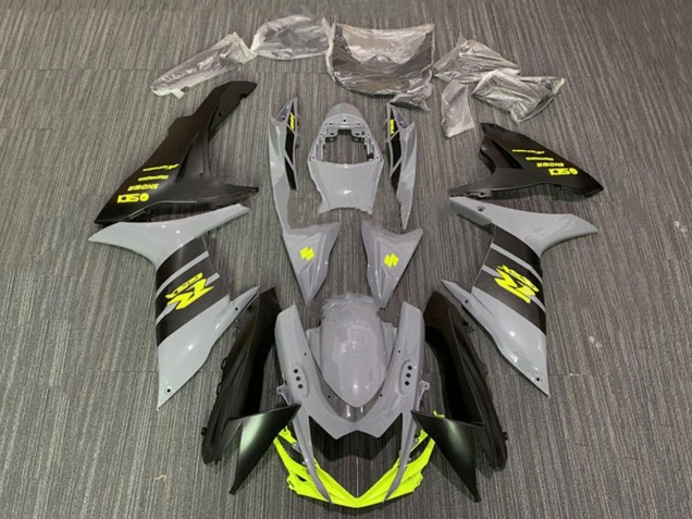 Carena Moto Suzuki GSXR 600 / GSXR 750 2011-2024 - Nardo Grigio Neon Giallo Nero