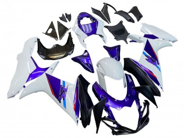 Carena Moto Suzuki GSXR 600 / GSXR 750 2011-2024 - Blu Viola Bianco Fabbrica