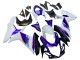 Carena Moto Suzuki GSXR 600 / GSXR 750 2011-2024 - Blu Viola Bianco