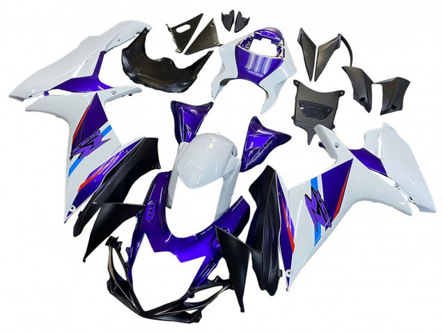 Carena Moto Suzuki GSXR 600 / GSXR 750 2011-2024 - Blu Viola Bianco