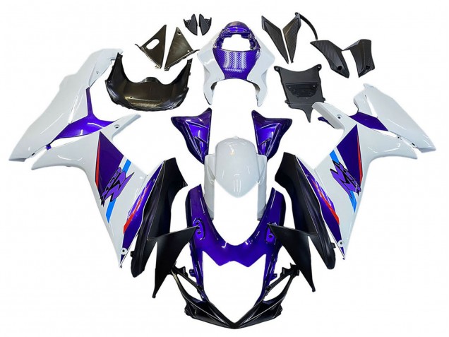 Carena Moto Suzuki GSXR 600 / GSXR 750 2011-2024 - Blu Viola Bianco