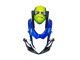 Carena Moto Suzuki GSXR 600 / GSXR 750 2011-2024 - Blu Giallo