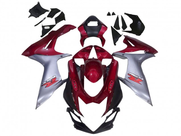 Carena Moto Suzuki GSXR 600 / GSXR 750 2011-2024 - Rosso Argento