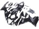 Carena Moto Suzuki GSXR 600 / GSXR 750 2011-2024 - Nero Lucido Nero Opaco Bianco Decal