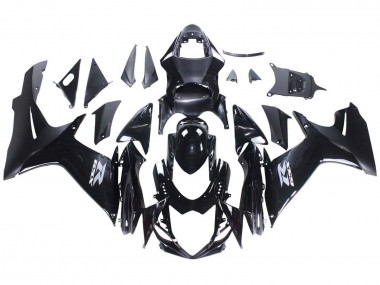 Carena Moto Suzuki GSXR 600 / GSXR 750 2011-2024 - Nero Lucido Nero Opaco Bianco Decal Fabbrica