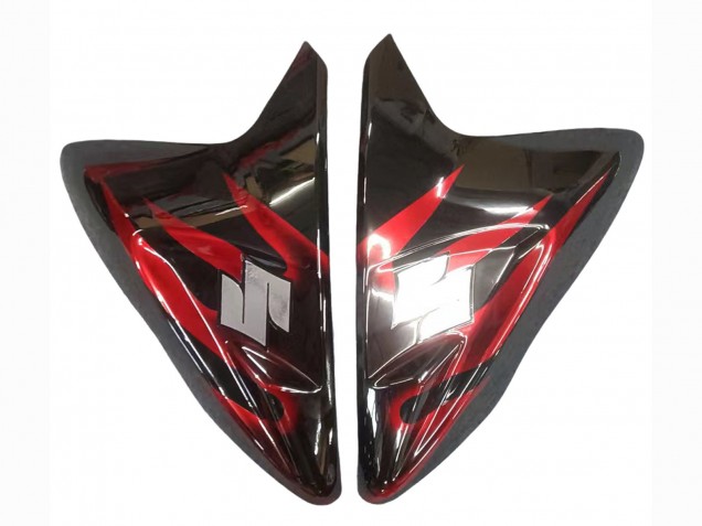 Carena Moto Suzuki GSXR 600 / GSXR 750 2011-2024 - Nero Lucido Rosso Fiamma