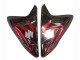Carena Moto Suzuki GSXR 600 / GSXR 750 2011-2024 - Nero Lucido Rosso Fiamma