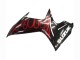 Carena Moto Suzuki GSXR 600 / GSXR 750 2011-2024 - Nero Lucido Rosso Fiamma
