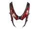 Carena Moto Suzuki GSXR 600 / GSXR 750 2011-2024 - Nero Lucido Rosso Fiamma
