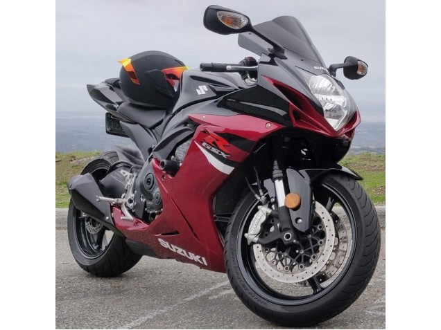 Kit Carena Moto ABS Suzuki GSXR 600 / GSXR 750 2011-2024 - Rosso Nero Lucido