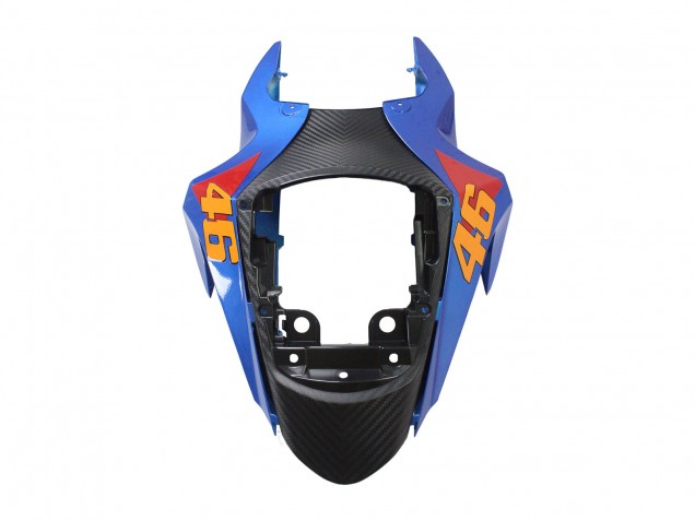 Carena Moto Suzuki GSXR 600 / GSXR 750 2011-2024 - Azzurro Chiaro Arancia Nero Bianco Squalo 46