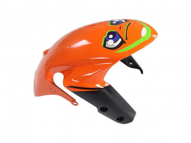 Carena Moto Suzuki GSXR 600 / GSXR 750 2011-2024 - Azzurro Chiaro Arancia Nero Bianco Squalo 46