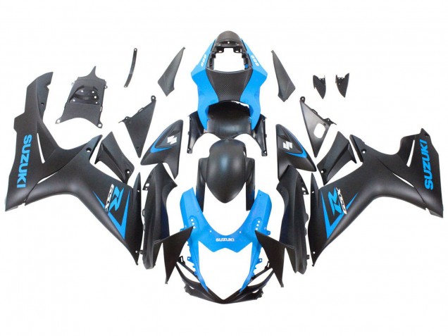 Carena Moto Suzuki GSXR 600 / GSXR 750 2011-2024 - Blu Nero Opaco