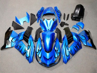 Carena Moto Suzuki GSXR 600 / GSXR 750 2011-2024 - Blu Nero Fiamma Fabbrica