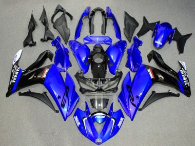 Carena Moto Yamaha YZF R3/R25 2015-2018 - Blu Nero Lucido Fabbrica