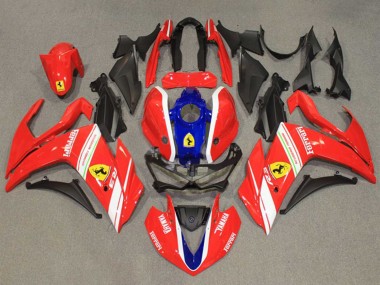 Carena Moto Yamaha YZF R3/R25 2015-2018 - Rosso Bianco Blu Fabbrica