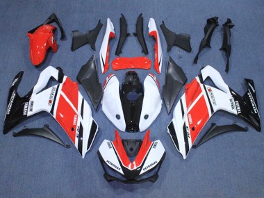 Carena Moto Yamaha YZF R3/R25 2015-2018 - Bianco Rosso Nero Petronas Yamalube Fabbrica