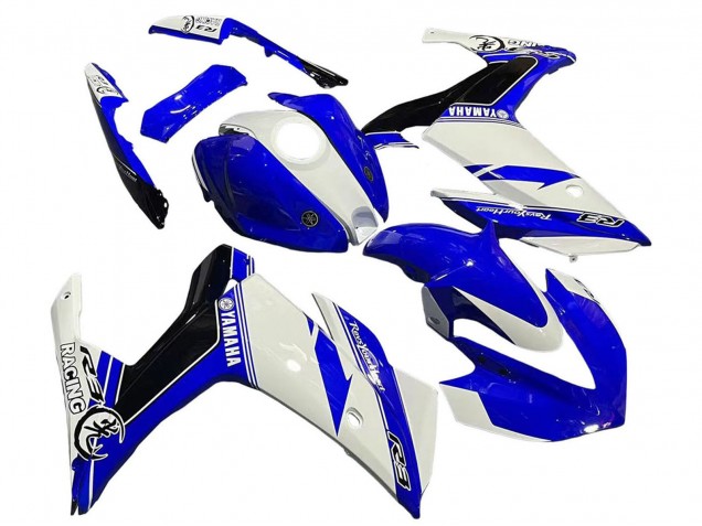 Carena Moto Yamaha YZF R3/R25 2015-2018 - Bianco Blu Nero Corsa