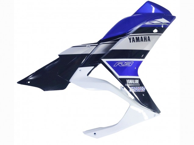 Carena Moto Yamaha YZF R3/R25 2015-2018 - Bianco Blu Nero Yamalube