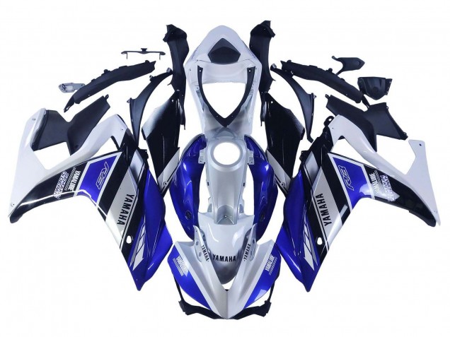 Carena Moto Yamaha YZF R3/R25 2015-2018 - Bianco Blu Nero Yamalube