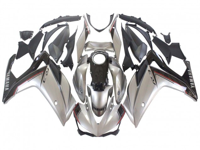 Carena Moto Yamaha YZF R3/R25 2015-2018 - Argento Nero