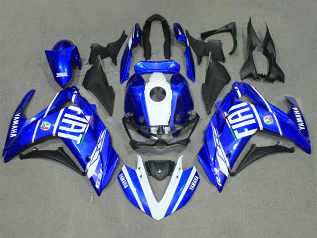 Carena Moto Yamaha YZF R3/R25 2015-2018 - Blu Bianco Fiat