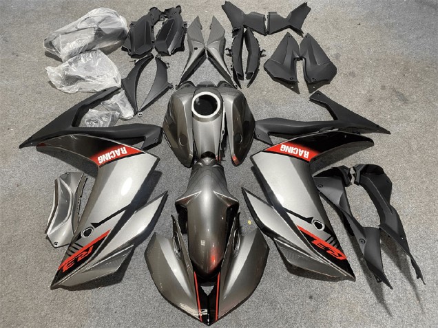 Carena Moto Yamaha YZF R3/R25 2015-2018 - Argento Rosso Nero Corsa