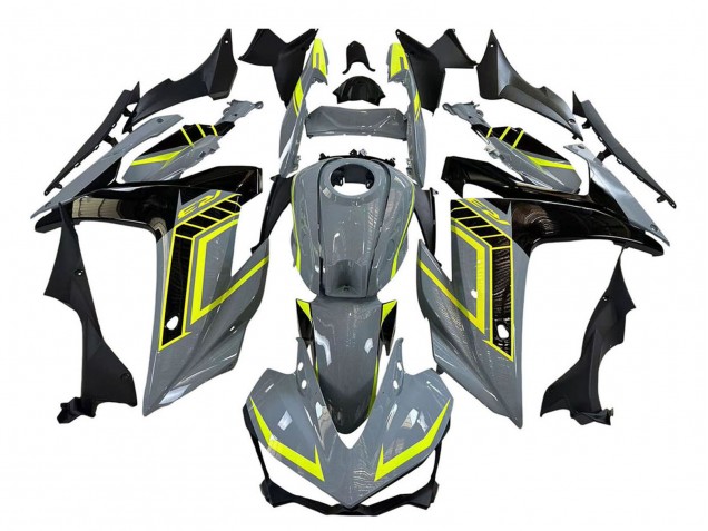 Carena Moto Yamaha YZF R3/R25 2015-2018 - Nardo Grigio Neon Giallo Nero