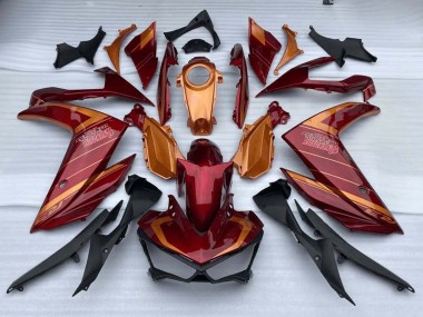 Carena Moto Yamaha YZF R3/R25 2015-2018 - Rosso Arancia Fabbrica