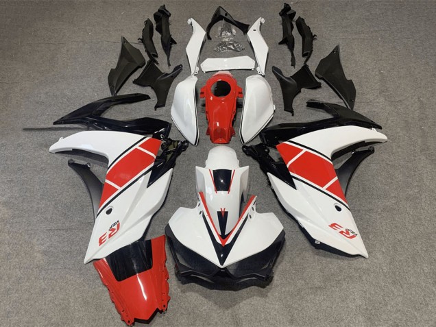 Carena Moto Yamaha YZF R3/R25 2015-2018 - Bianco Rosso Nero