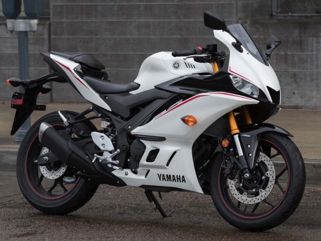 Carena Moto Yamaha YZF R3/R25 2015-2018 - Bianco Rosso