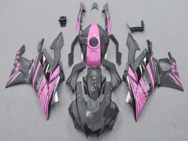 Carena Moto Yamaha YZF R3/R25 2015-2018 - Rosa Nero Lucido Fabbrica