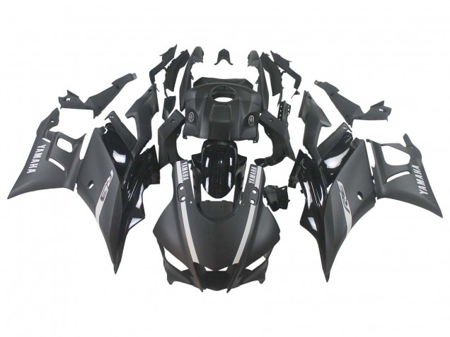 Carena Moto Yamaha YZF R3/R25 2019-2021 - Nero Opaco Argento