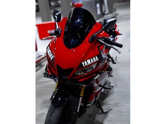 Carena Moto Yamaha YZF R3/R25 2019-2021 - Rosso Scuro Bianco Argento Nero Valsir