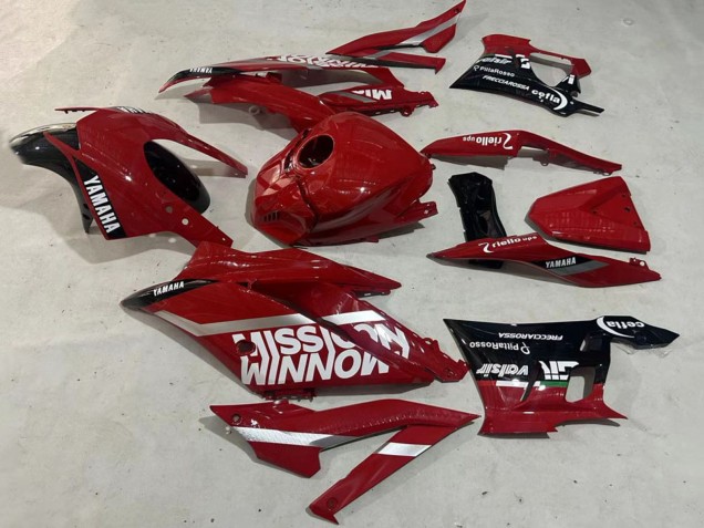Carena Moto Yamaha YZF R3/R25 2019-2021 - Rosso Scuro Bianco Argento Nero Valsir
