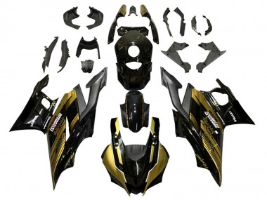 Carena Moto Yamaha YZF R3/R25 2019-2021 - Oro Nero Lucido Semakin Didepan Fabbrica