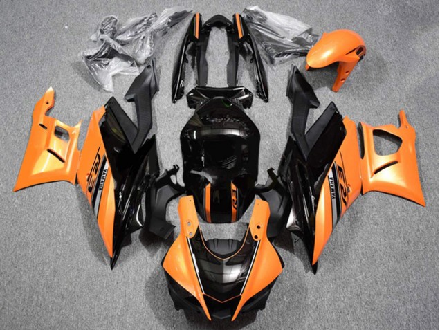 Carena Moto Yamaha YZF R3/R25 2019-2021 - Arancia Nero Lucido