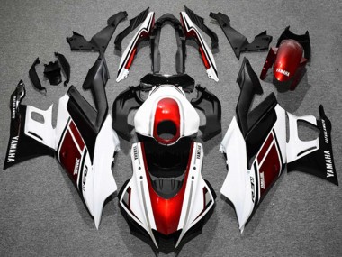 Carena Moto Yamaha YZF R3/R25 2019-2021 - Bianco Rosso Nero Fabbrica