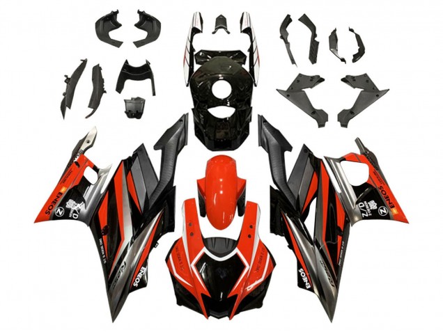 Carena Moto Yamaha YZF R3/R25 2019-2021 - Rosso Grigio Nero ENEOS