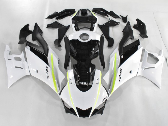 Carena Moto Yamaha YZF R3/R25 2019-2021 - Bianco Verde Nero