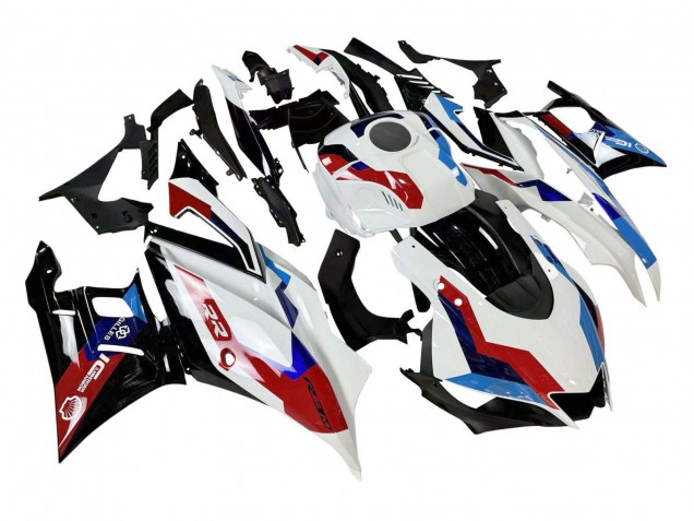 Carena Moto Yamaha YZF R3/R25 2019-2021 - Bianco Blu Rosso Nero Lucido