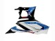 Carena Moto Yamaha YZF R3/R25 2019-2021 - Bianco Blu Rosso Nero Lucido