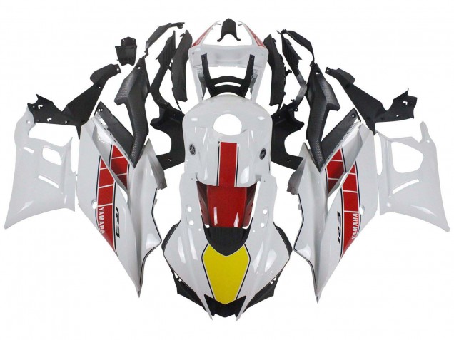 Carena Moto Yamaha YZF R3/R25 2019-2021 - Bianco Rosso Giallo Nero