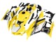 Carena Moto Yamaha YZF R3/R25 2019-2021 - Giallo Bianco Nero Banda